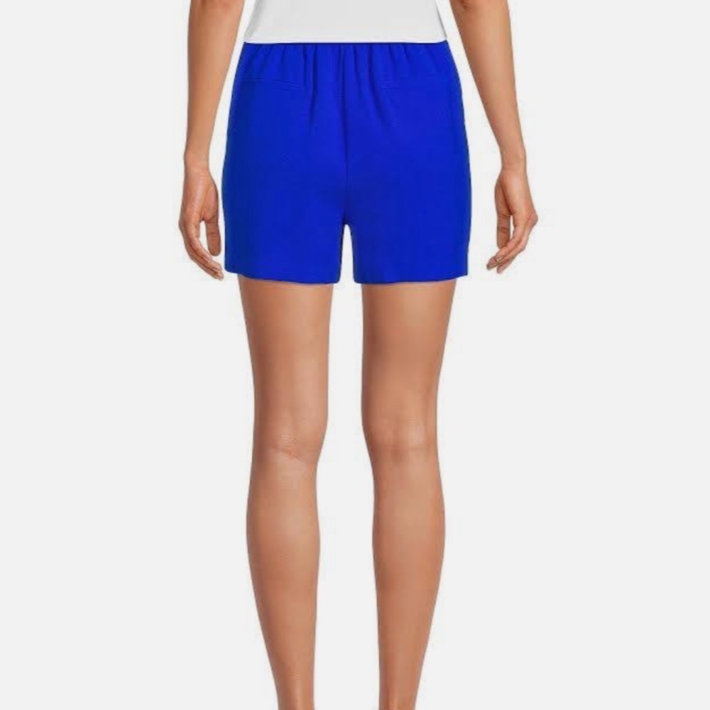Express gently worn blue cuffed shorts